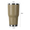 Thermal Mug Beer Cup Stainless Steel Vacuum Coffee Water Bottle (Coffee) Newly