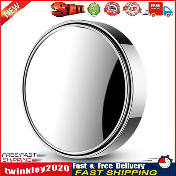 2pcs Round Car HD Wide Angle Auto Rear View Auxiliary Blind Spot Mirror Newly