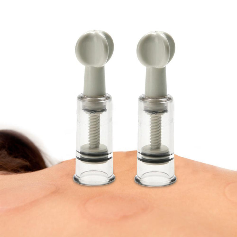 Rotating Handle Vacuum Suction Cupping Family Therapy Cupping Cups (3.9cm) Newly