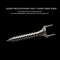 50pcs Double-headed Solid Wood Baseboard Seamless Nails + Wrench (35+7.5mm)