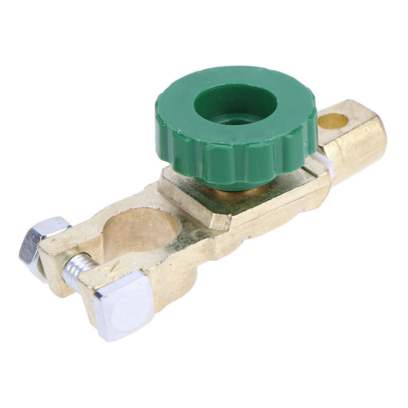 Zinc Alloy Copper Car Battery Terminal Link Switch Cut-off Switches (Green)