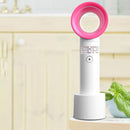 #A Mini Portable Bladeless Fan USB Desktop Leafless Cooling Fan for Office Outdo