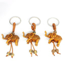 Animal Shape Buckle Key Holder Key Ring Carving Pendant Wooden Keychain