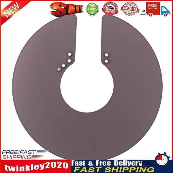 Haircut Shawl Neck Cape Silicone Neck Shield for Hair Coloring (Black) Newly