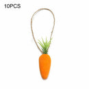 Decor Easter Carrot Easter Decoration Hanging Ornaments Flocking Carrot