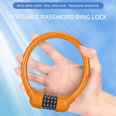 Bicycle Safety Cable Locks MTB Anti Theft 4 Digit Password Lock (Orange) Newly