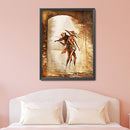 Full Drill Round Diamond Painting Kit DIY 5D Elegant Lovers Drawing (V802) Newly