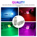 1X Mini LED USB Car Interior Light Neon Atmosphere Lamp Accessories Ambient R6D2