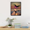 Home Decor DIY Diamond Painting Holding Butterfly Cross Stitch Rhinestone Art