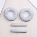 1 Pair Ear Pads w/Headband Cushions for Sennheiser PX100 PX200 (Grey)