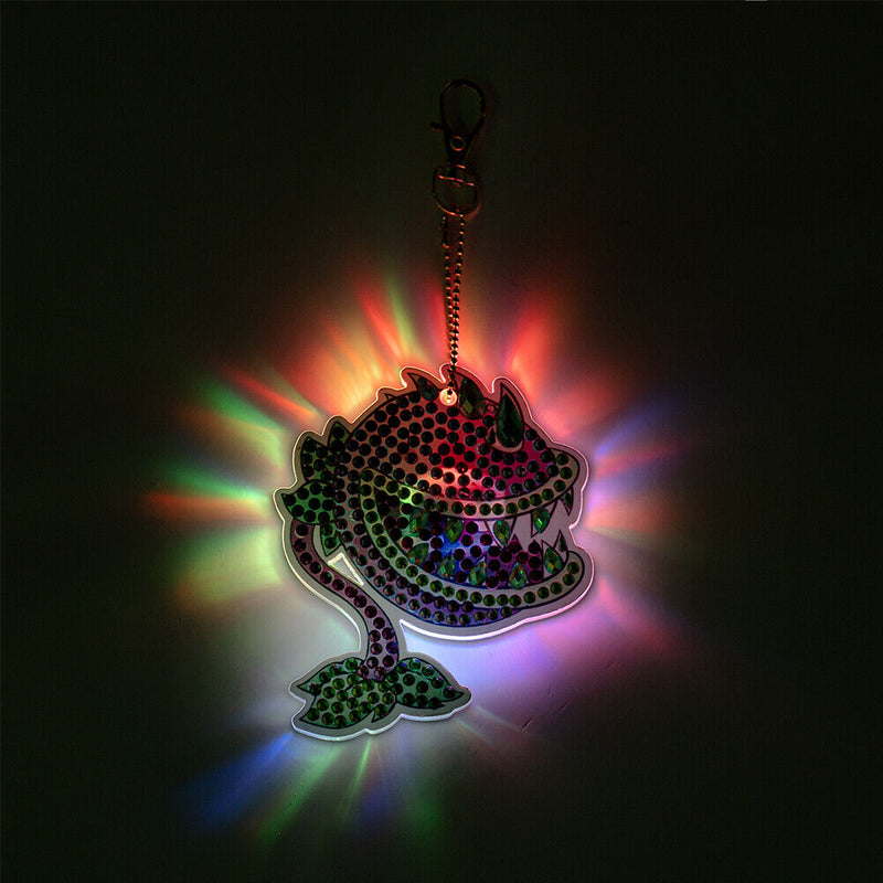 Cartoon Diamond Painting Keychain DIY Luminous Key Ring Pendant (DSK042) Newly