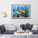 Sea Turtle 5D DIY Full Drill Square Diamond Painting Embroidery Craft Kit Dec