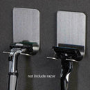 Shaver Shelf Steel Razor Holder Bathroom Self Razor Rack Hook X2H2 U8G1