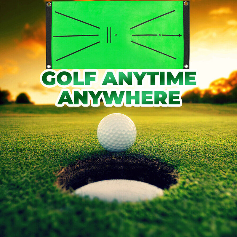 Golf Training Mat for Swing Detection Batting Practice Aid for Home Office