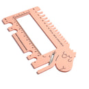 Hook Hook Gauge Size Guide Sheep Shape Sewing Knitting Measure Ruler Craft