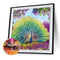 Part Special Shaped Drill Diamond Painting Peacock Mosaic Picture Art Craft