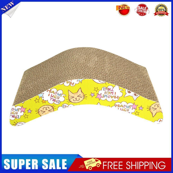 Corrugated Paper Cat Scratcher Grinding Nails Kitten Scratching Bed Pad Tra