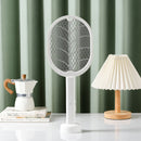 2-in-1 Electric Insect Racket Swatter Zapper USB Summer Mosquito Trap Tools
