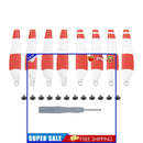 For DJI Mini 3 Pro Drone Wing Fans Blades Props 8x Propellers (White Red)