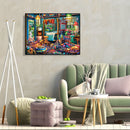 5D DIY Full Drill Diamond Painting Sewing Room Cross Stitch Embroidery Mosaic