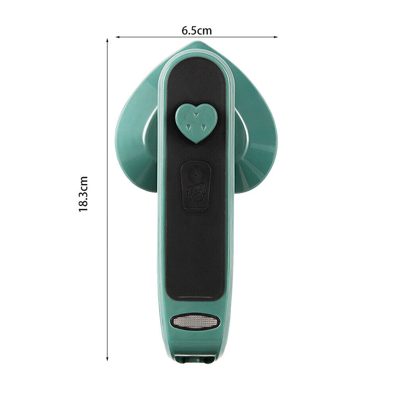 Mini Portable Handheld Ironing Machine Garment Iron Steamer (220V Green) Newly