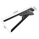 Camping Outdoor Pot Pan Gripper Bowl Cookware Anti-hot Hand Clip (Black) Newly