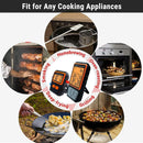Wireless Digital Cooking Meat Thermometer With Dual Probe Alarm&