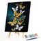 Color Butterfly DIY Canvas Paint By Numbers Oil Hand Painted Kit (YHRM-194)