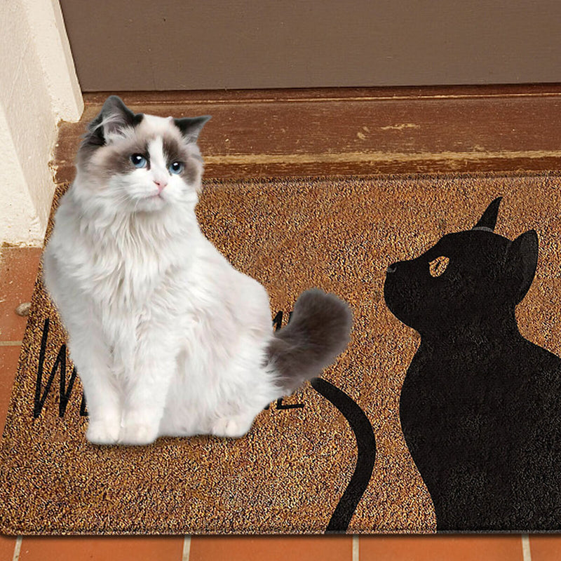 Cute Animal Letter Entrance Rugs Non-Slip Front Doormats Indoor Outdoor (3)