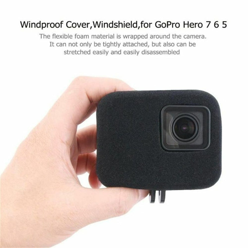 Wind slayer Camera Sponge Windshield Cover Foam Case For GoPro Hero 5 6 7