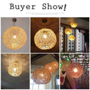Bedroom Tea Room Lamp Decorective Hanging Lights Restaurant Lamp Bamboo