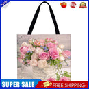 Flowers Printed Shoulder Shopping Bag Casual Large Tote Handbag