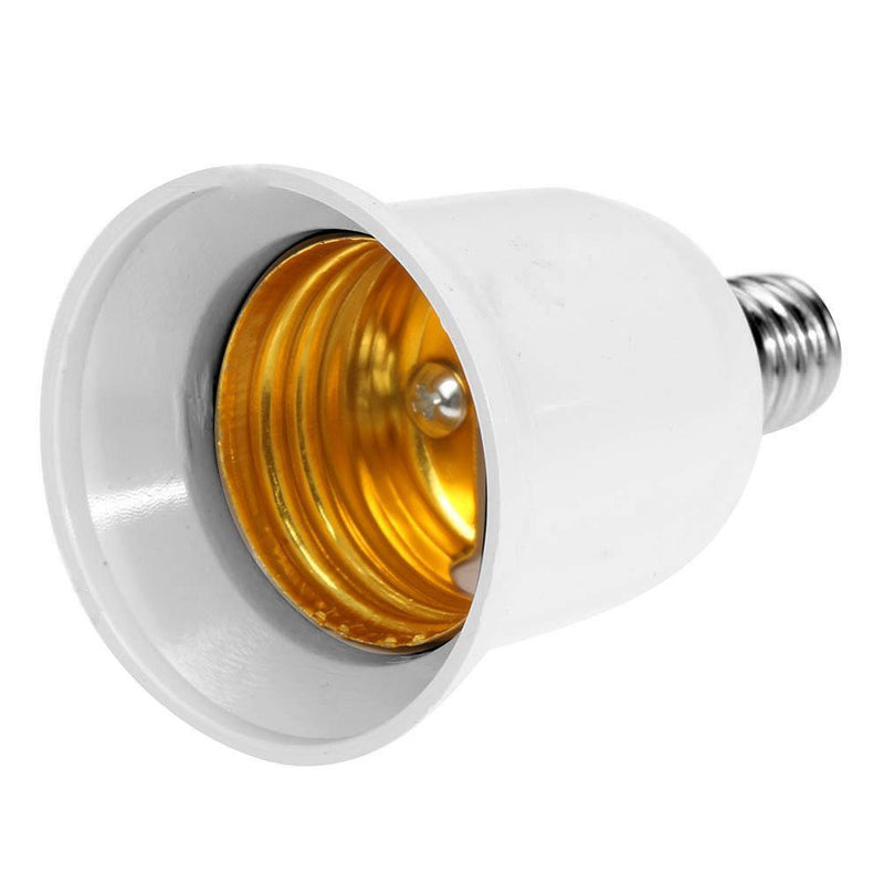 White E12, E27 Base LED Light Lamp Adapter Converter Screw Socket Lamp La
