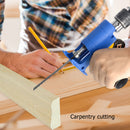 Electric Drill Modified Woodworking Electric Reciprocating Jig Saw (Blue) Newly