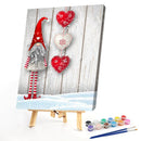 Gnome Gift Oil Paint By Numbers Kits Canvas Drawing DIY Coloring Christmas Gifts
