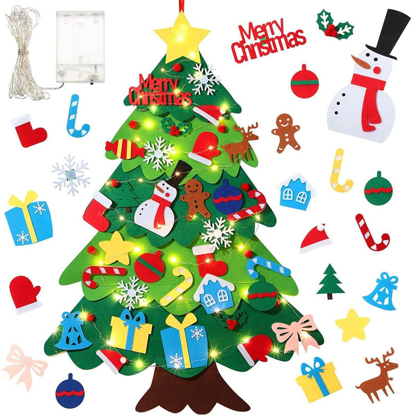 String Light Xmas Gifts Christmas Decor Christmas Ornaments Felt Christmas Tree