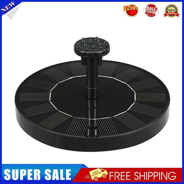 2xOutdoor Floating Solar Powered Waterfall Fountain Garden Water Pump Kits