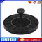 2xOutdoor Floating Solar Powered Waterfall Fountain Garden Water Pump Kits