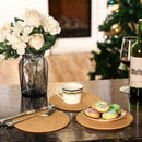1 PCS Cork Wood Drink Tea Coffee Cup Mat K5Y9 B7C5 Y0T0 D4Y9