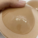 1 Pair Women Bikini Push Up Sponge Bra Pad Breathable Chest Pad (Champagne)