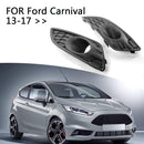 1 Pair Front Bumper Light Grill Fog Lamp Lower Grille for Ford Fiesta 13-17
