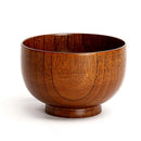 Jujube Wooden Bowl Baby Feeding Containers Chinese Rice Bowls Kids Lunch Box