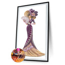 5D Special-shape Diamond Painting DIY Dress Lady Partial Drill Home Decorat
