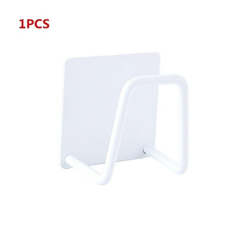Kitchen Stainless Steel Sink Sponges Holder Self Adhesive Drain Drying Rack