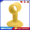 2pcs Anti-collision Doorknob Wall Crash Pad Door Handle Silencer (Yellow)
