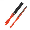 Sandpaper Polished Rod Clamp Ruler Abrasive Tool Grinding Clip Stick (L) Newly
