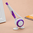 Elastic Rope Ballpoint Pen Fixed Desktop Pen Office Stationery(Purple) Newly
