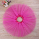 3 Layer Kids Tutu Skirt Children Girls 140cm Dark Pink Ballet Tulle Dance Skirt