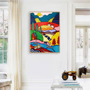5D Diamond Painting DIY Cartoon House Full Round Diamond Mosaic Art