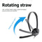 Service Headphone Telephone Wired Phone Headset Retractable Headband for Phones